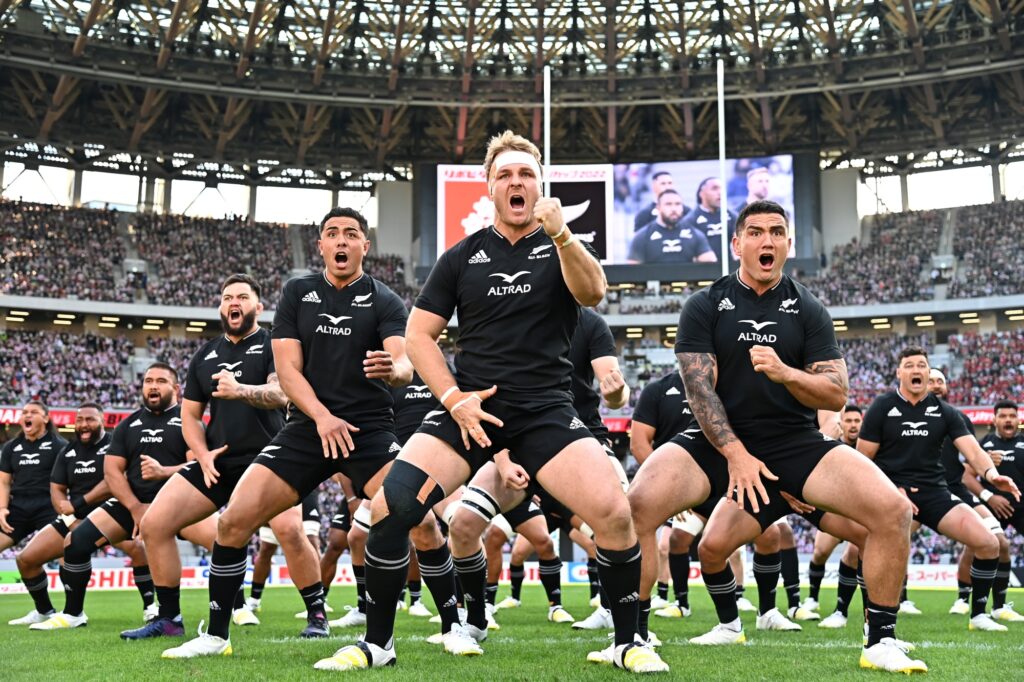 New Zeelands nasjonale landslag i rugby, The All Blacks. Foto.
